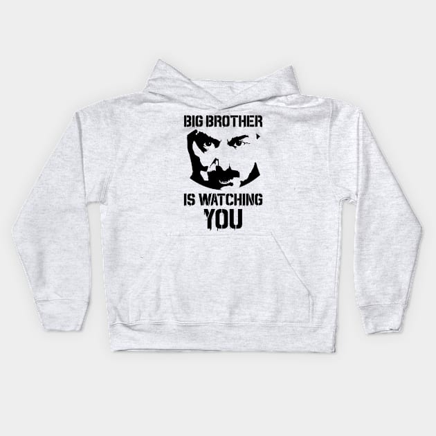 Big Brother Is Watching You Kids Hoodie by CultureClashClothing